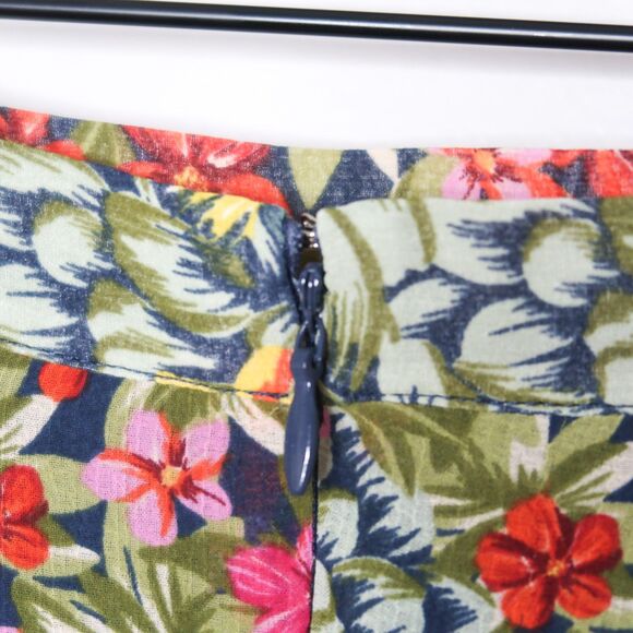 Urban Outfitters Womens Mini Skirt Small Multicolor Floral Tiered Boho Festival - Picture 5 of 9